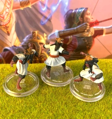 $11.90 • Buy Kishi X3 Lot D&D Miniature Dungeons Dragons Mwangi Expanse Fey Warrior Guide 7
