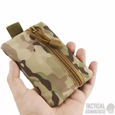 Multicam Waterproof Tactical Utility Pouch Tool Bag Case Wallet Coin Purse UK • £7.95