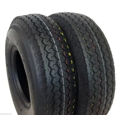 TWO 400x8480x8 480-8 4.80x8 6 PLY RATED Tubeless Boat Trailer Tires  LOAD C • $59.99