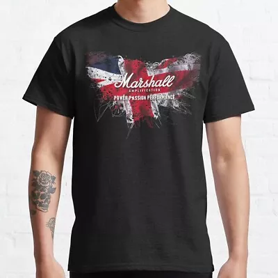 Hot ! Marshall Amp Union Jack T-Shirt Size S-5XL Best Gift • $20.99