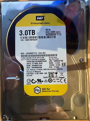 WD WD3000FYYZ 3TB Enterprise Class Internal Hard Drive • £35