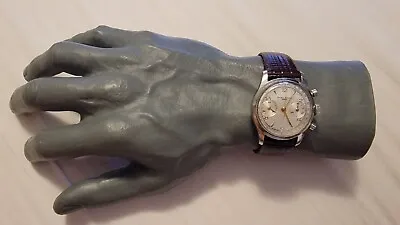 Vintage Baume & Mercier Stainless Steel Chronograph Two Registered Swiss Made... • $1540