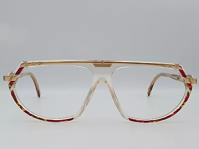 Cazal 344 Sunglasses Frame Vintage 1980's Acetate Compact Geometric Germany • $124.34