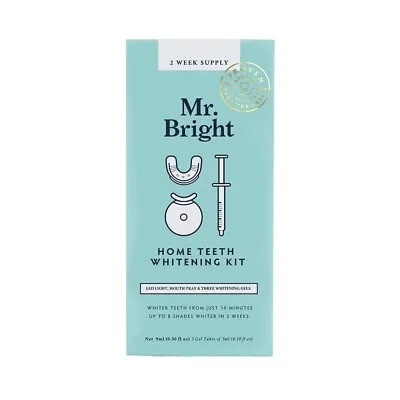 $66.99 • Buy Mr Bright Whitening Kit With LED 2 Weeks Supply Aussie Stock 3 Gels
