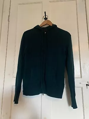 Women’s J. Crew Wool/cashmere Hoodie. Emerald Green Size M • $89.99