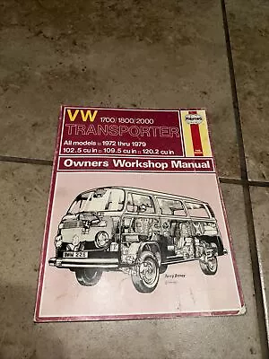 VW Bus Transporter 1972-1979 Tune-up Shop Service Repair Manual Wiring Diagrams • $44.99