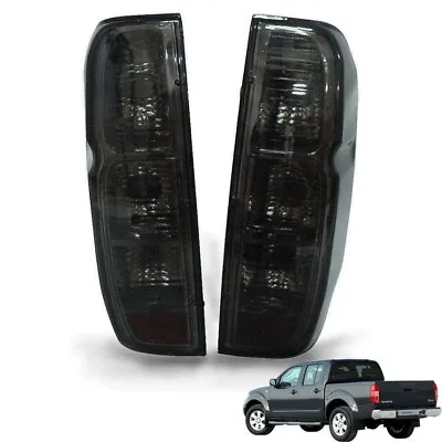 For Nissan Frontier Navara D40 2005-13 Tail Lights Rear Lamps Black Smoke Lens • $112