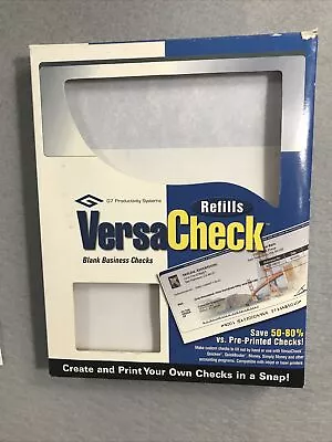 VersaCheck Refill Form # 1000 Classic Blue Open-Box 150+ Sheets • $10