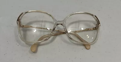 Authentic Rodenstock Grazilla 125 80s Vintage Clear Plastic Eyeglasses Frame • $24.99