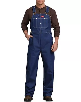 Dickies Blue Jean Overalls Style 8329 Denim Double Tool Pocket All Sizes • $59