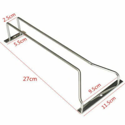 $14.72 • Buy Wine Glass Cup Rack Upside Down Stainless Steel Hanging Wine Rack Holder Tool