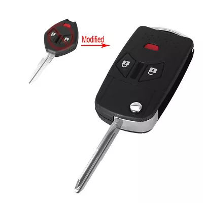 For Mitsubishi Lancer Outlander Eclipse 3 Buttons Flip Remote Key Shell Case Fob • $6.99