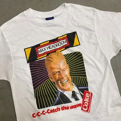 Vintage Max Headroom Coke Ad Graphic T-shirt Xs • $90
