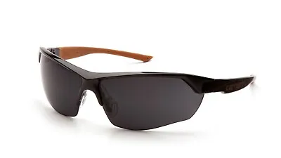 Carhartt Braswell Gray/Smoke ANTI FOG Safety Glasses Sunglasses Ratchet Z87+ • $12.05