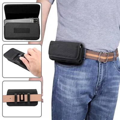 Universal Cell Phone Holster Belt Clip Waist Bag Phone Case Phone Holder Pouch • £4.99