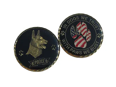 K-9 Unit Challenge Coin • $15.95