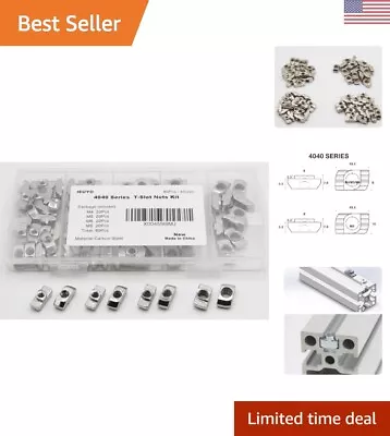 Versatile T Slot Nuts For Aluminum Profiles - Precision Fastening Solution Set • $19.99