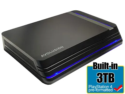 Avolusion Pro X 3TB USB 3.0 External Gaming Hard Drive (PS4 Pro Slim 1st Gen) • $69.99