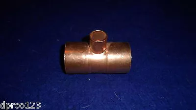1-1/4  X 1/2  COPPER TEE ( 1-1/4  X 1-1/4  X 1/2  COPPER REDUCING TEE LOW S/H • $9.50