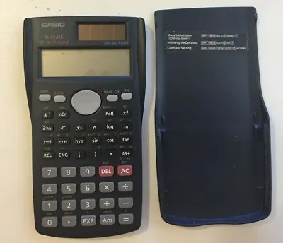 Casio Scientific Calculator FX-85MS S-VPAM 2 Way Solar & Battery Power & Case  • $19.90