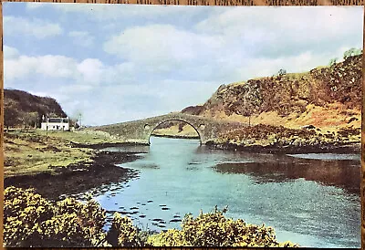 Seil Clachan Bridge Argyll Oban Vintage J Arthur Dixon 3860 Postcard • £1.09