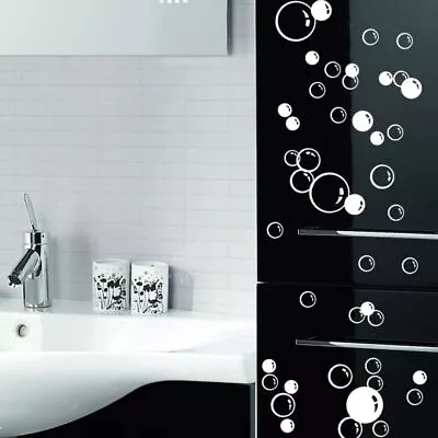 £2.99 • Buy 88 Bubbles Waterproof Wall Art Bathroom Window Shower Tile Decal Kid Stickers