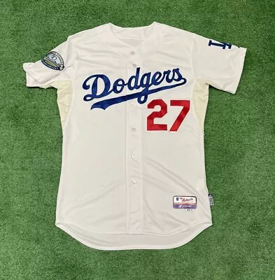 Majestic Los Angeles Dodgers Matt Kemp Jersey Size 44 MLB 50th Anniversary White • $150