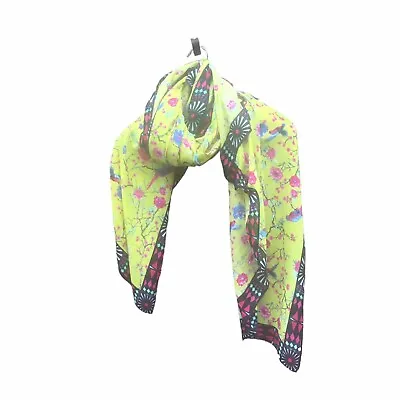 Matthew Williamson Scarf Sarong Pareo H & M Collab Birds Flowers Geometric 2009 • $52