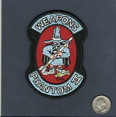 F-4 F-4C F-4D F-4G PHANTOM WEAPONS USAF ANG Fighter Squadron Maintenance Patch • $10.99