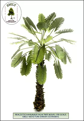 Miniature Palm Tree Model 1/50 Scale Approx 14 Cm Height. Emily Emg-034 • $8