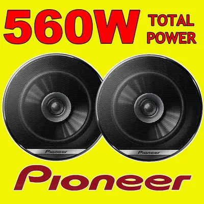 £24.99 • Buy PIONEER 560W TOTAL DualCone 6.5 INCH 17cm CAR DOOR/SHELF COAXIAL SPEAKERS PAIR