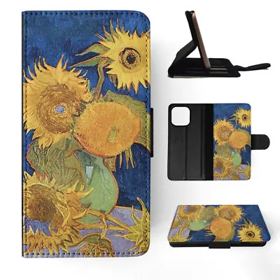 Flip Case For Apple Iphone|vincent Van Gogh - Vase With Five Sunflowers Art • $13.02