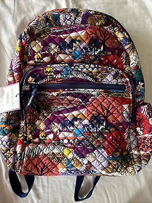 Vera Bradley Fall For Peanuts Large Campus Backpack Book Bag Exact Lucy Franklin • $164