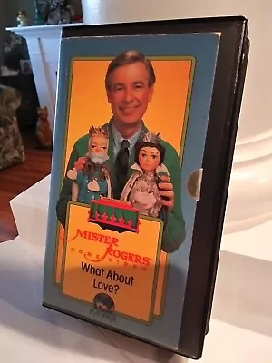 HTF Playhouse Video - Mister Rogers Neighborhood - What About Love ? - VHS • $29.99