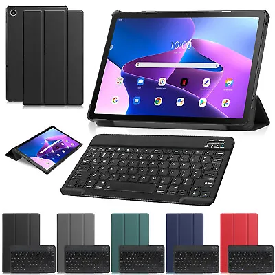 Keyboard Slim Leather Case Cover For Lenovo Tab P11/M10/M7/M8/M9/M10 Plus Tablet • £18.67