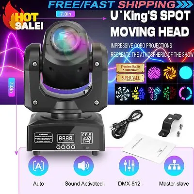£69.99 • Buy 100W RGBW Moving Head Stage Lighting LED Beam DMX Disco DJ Party 11CH GOBO Light