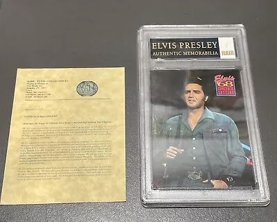 Elvis Presley Authentic Hair Memorabilia Sealed With Trading Card Certified • $40