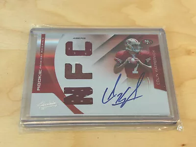 2011 Panini Absolute Colin Kaepernick ROOKIE AUTOGRAPH & Player-worn Patch /49 • $199