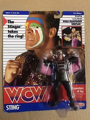 £1499 • Buy WCW GALOOB MOC PRE RING ROBED STING UK EXCLUSIVE Wrestling Figure Wwf Hasbro