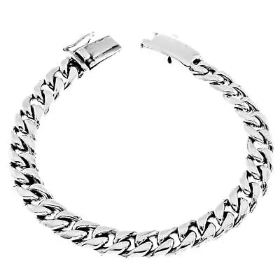 Mens Solid 925 Sterling Silver Bali Handmade Heavy Chain Bracelet Various Styles • $110