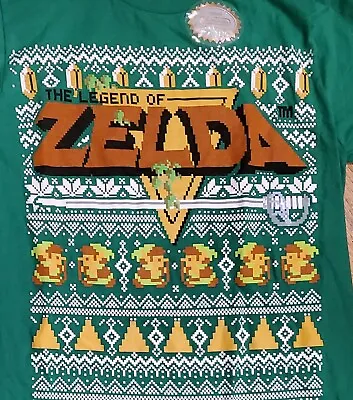 $19.99 • Buy NEW OFFICIAL / ZELDA SHIRT Ugly Christmas Sweater Nes Nintendo 8 Bit Link