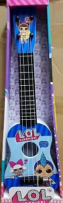 £16.99 • Buy Kids Girls Beginners Guitar 4 String Toys Children Music LOL BLUE BLACK Toy