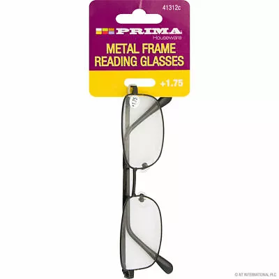 £2.49 • Buy 1 XPRIMA Reading Glasses With Designer Metal Frame Strength