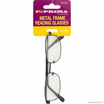 1 XPRIMA Reading Glasses With Designer Metal Frame Strength • £2.49