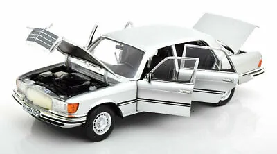 NOREV 1976 Mercedes Benz 450 SEL 6.9 W116 Silver Metallic 1:18*New*NICE!! • $249