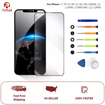 For IPhone 11 X XR 12 7 8PLUS LCD Display Touch Screen Digitizer Replacement Kit • $14.31