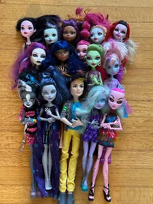 Monster High Dolls Lot Of 15 Elle Eedee Spectra Abbey Gigi Clawdeen Jackson • $149.99