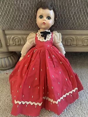 Vintage Madame Alexander Jo Little Women Doll 11  1950’s? Hard Plastic Tagged • $55