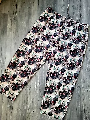 NWOT Men's Saddlebred Black Dog Pajama Pants Lounge Pants Sz 2XL • $8.50