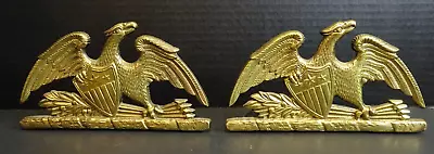 Virginia Metalcrafters Eagles Bookends - Set Of 2 Solid Brass 8-9 • $29.99